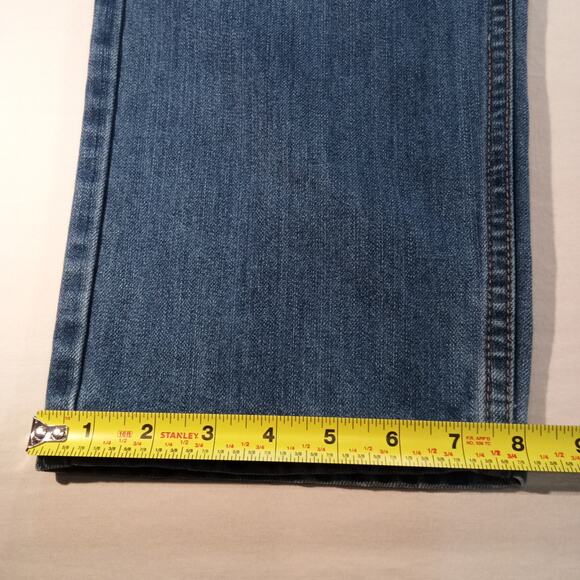 Levi’s 505 Regular Fit Boys 16H Jeans Blue Denim W34 L28 Straight Leg - Picture 3 of 7